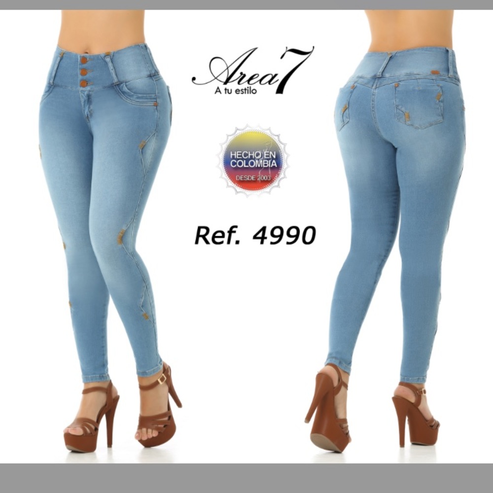 Light blue Colombian jeans